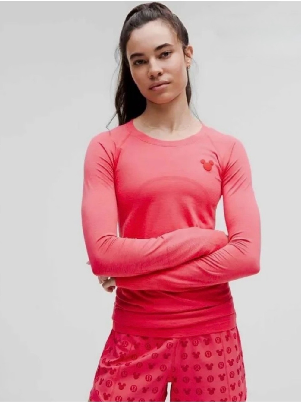 Disney x lululemon Swiftly Tech Long Sleeve Shirt 2.0 - in Lipgloss Pink -size 8